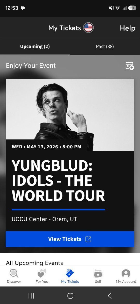 1 yungblud ticket fs