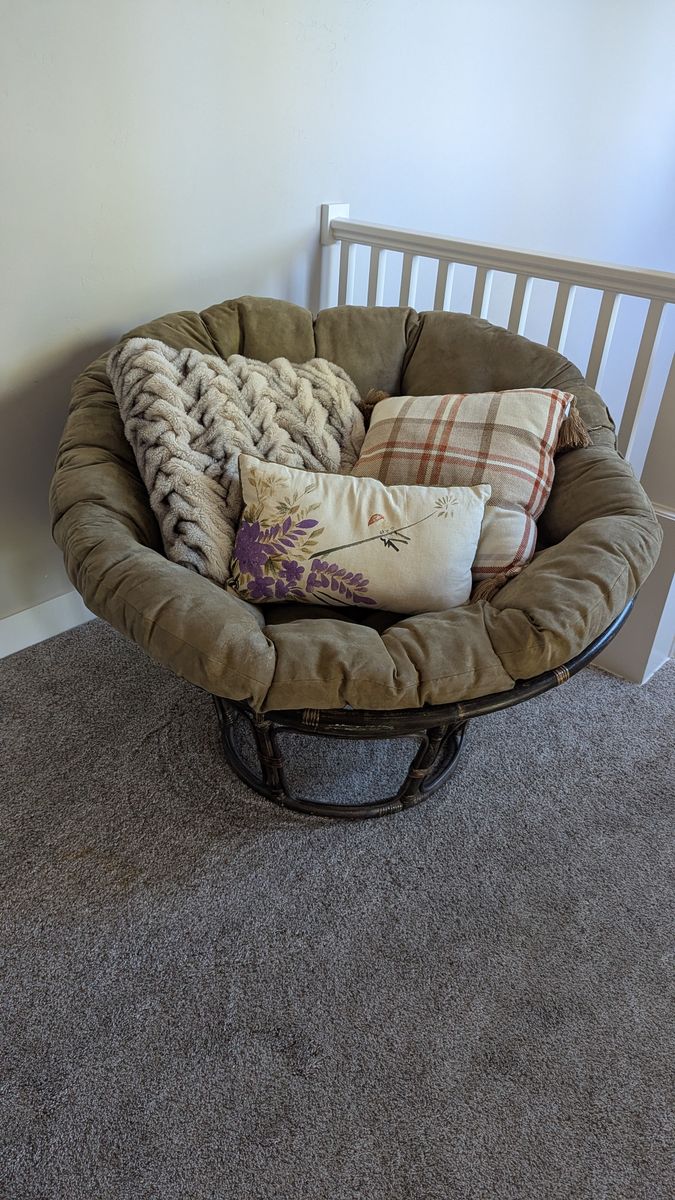 World Market Papasan (Frame and Cushion)