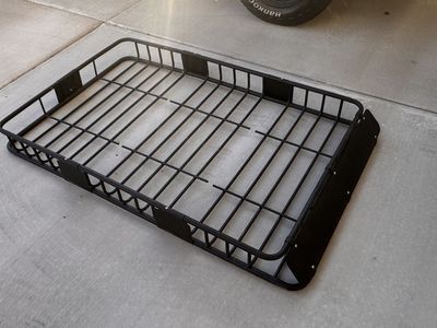 Universal Black Steel Roof Rack Cargo Basket for Car SUV Truck 64 x 39