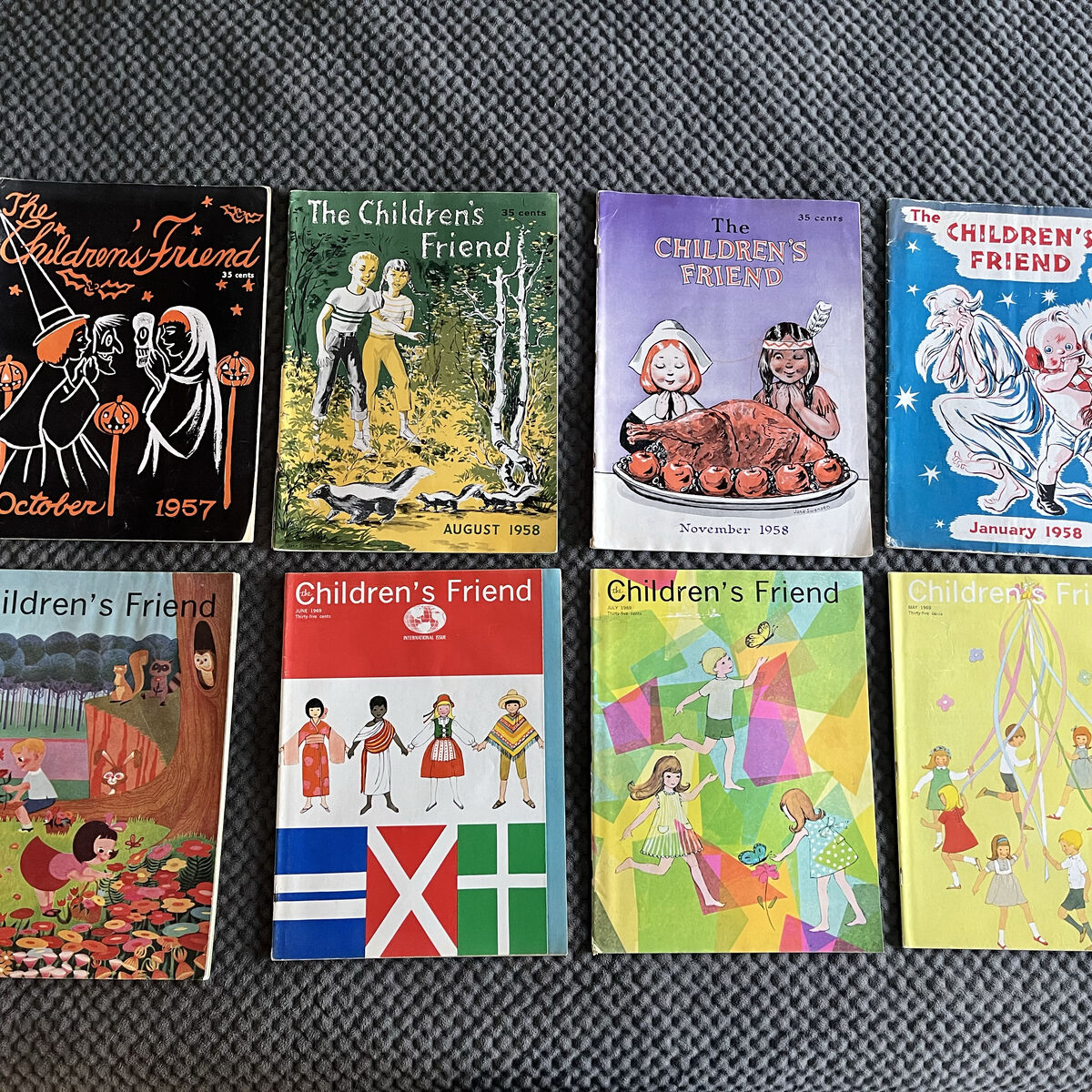 Vintage Childrens Friend Magazine - Large Lot