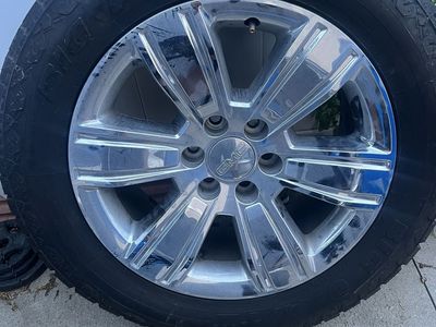 GMC OEM 20" Chrome Wheel & Big O tires A/T