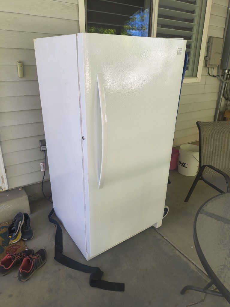 Kenmore White Free Standing Upright Freezer
