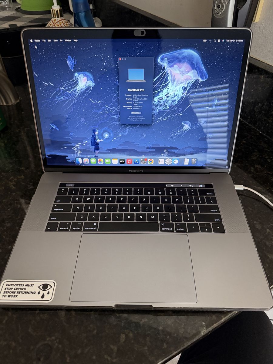 2017 MacBook Pro 15.4-inch Retina Display | 3.1GHz Quad-Core Intel Core i7