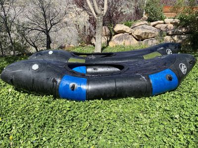 M/L Packraft with ww skirt and tizip