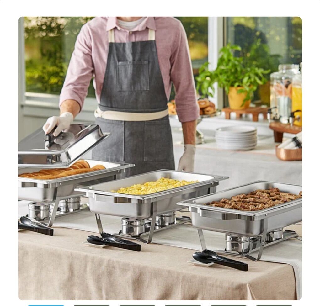 Full Size Chafing/Chafer Dish Set Of 3