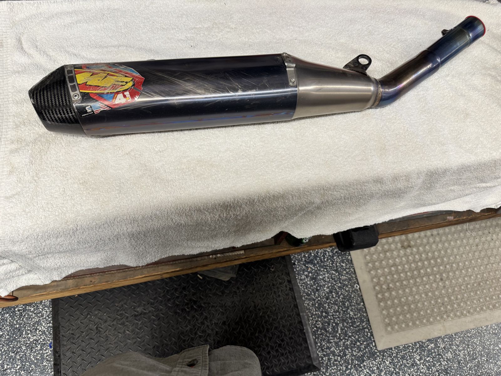 2023-2025 Yam YZ450 FMF 4.1 Slipon Silencer