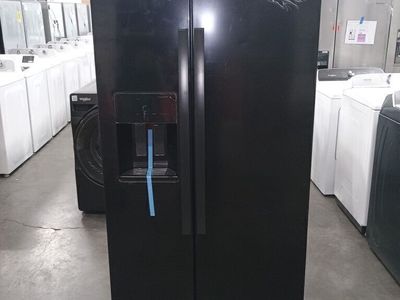 NEW WHIRLPOOL BLACK COUNTER DEPTH SIDE BY SIDE