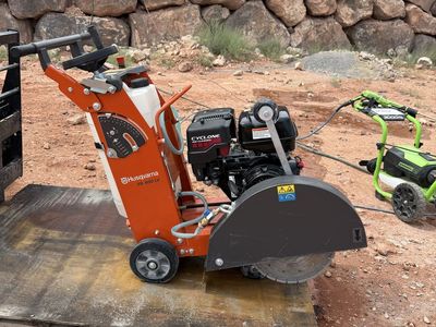 Husqvarna FS 400 LV Walk-Behind Concrete Floor Saw