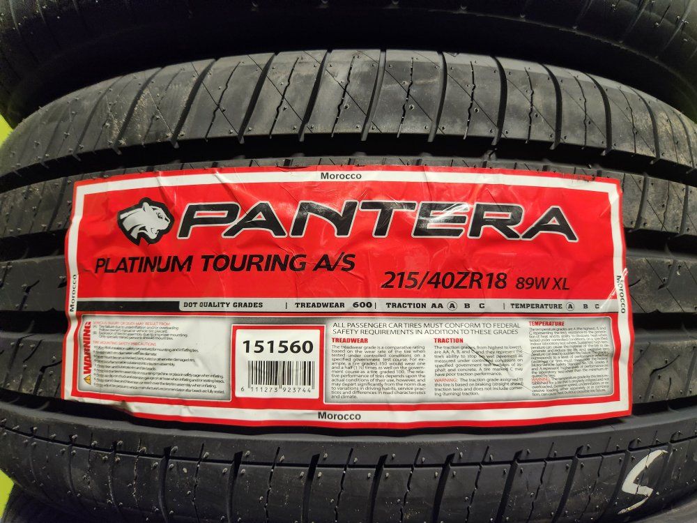 215/40r18 Pantera platinum touring as 