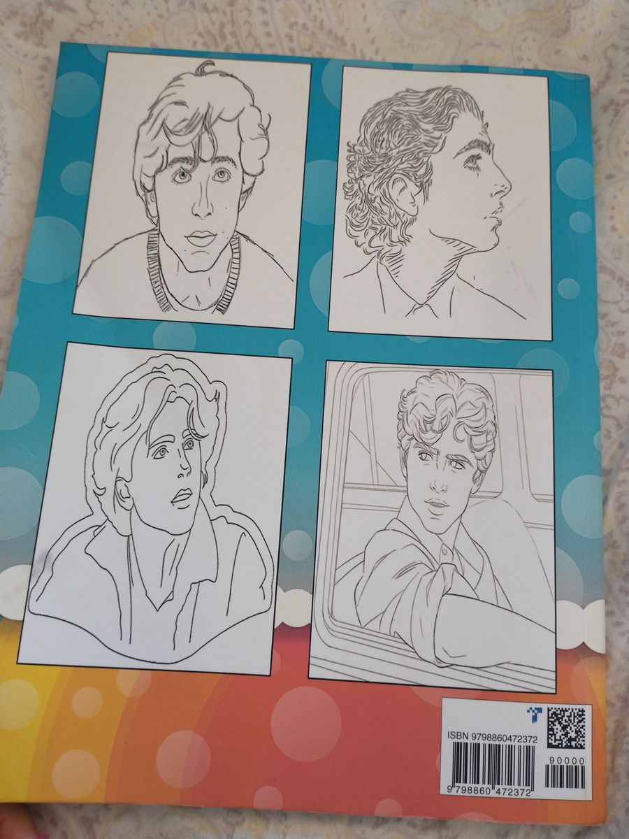 Coloring Book Timothy Chalamet 10$