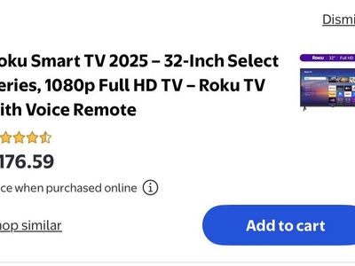 32” Roku tv