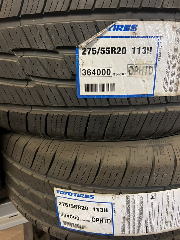 2 New Toyo Open Country HT 275/55R20