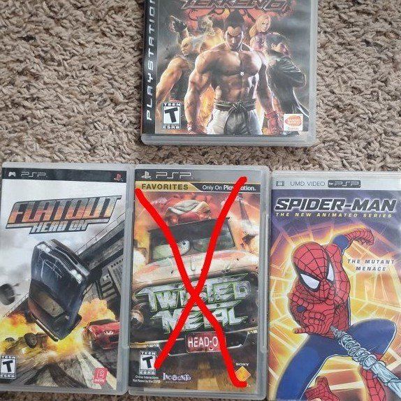 PSP games and PS3 game