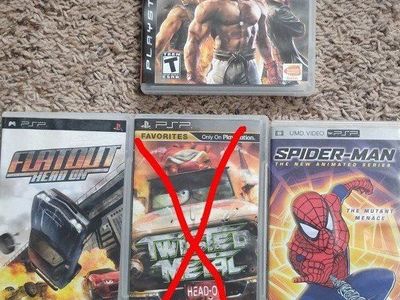 PSP games and PS3 game