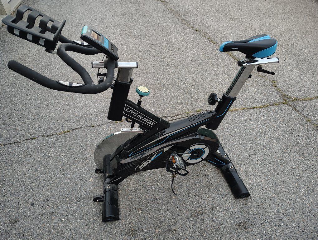 Live In Now stationary exercise bike.