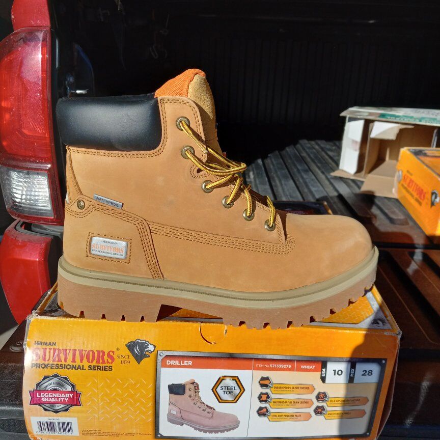 working boots steel toe