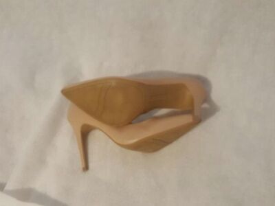 Beige Pointed Toe Heels