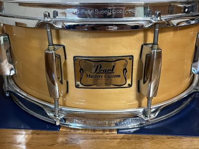 Pearl Masters Custom Maple Snare 14x5.5 – 1990s – Natural Maple