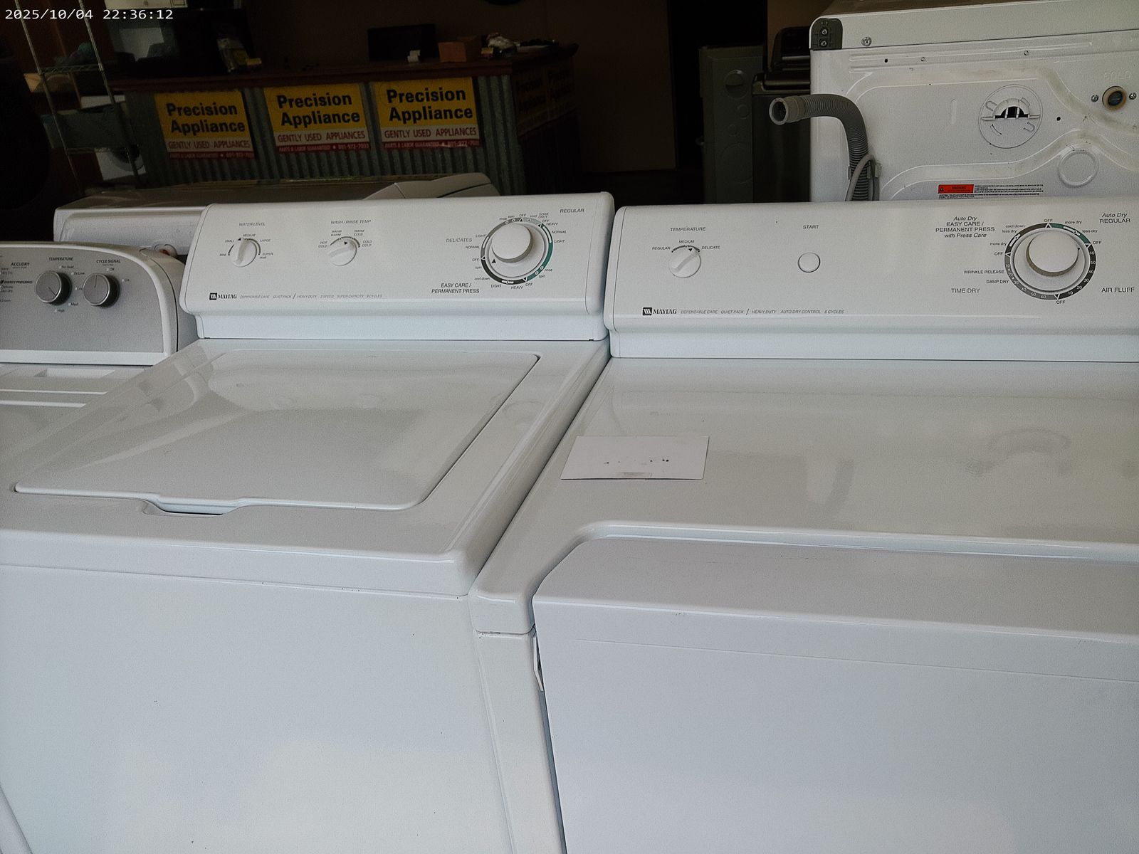 Maytag Heavy Duty Top Load Washer and Electric Dryer~90 Day Guarantee
