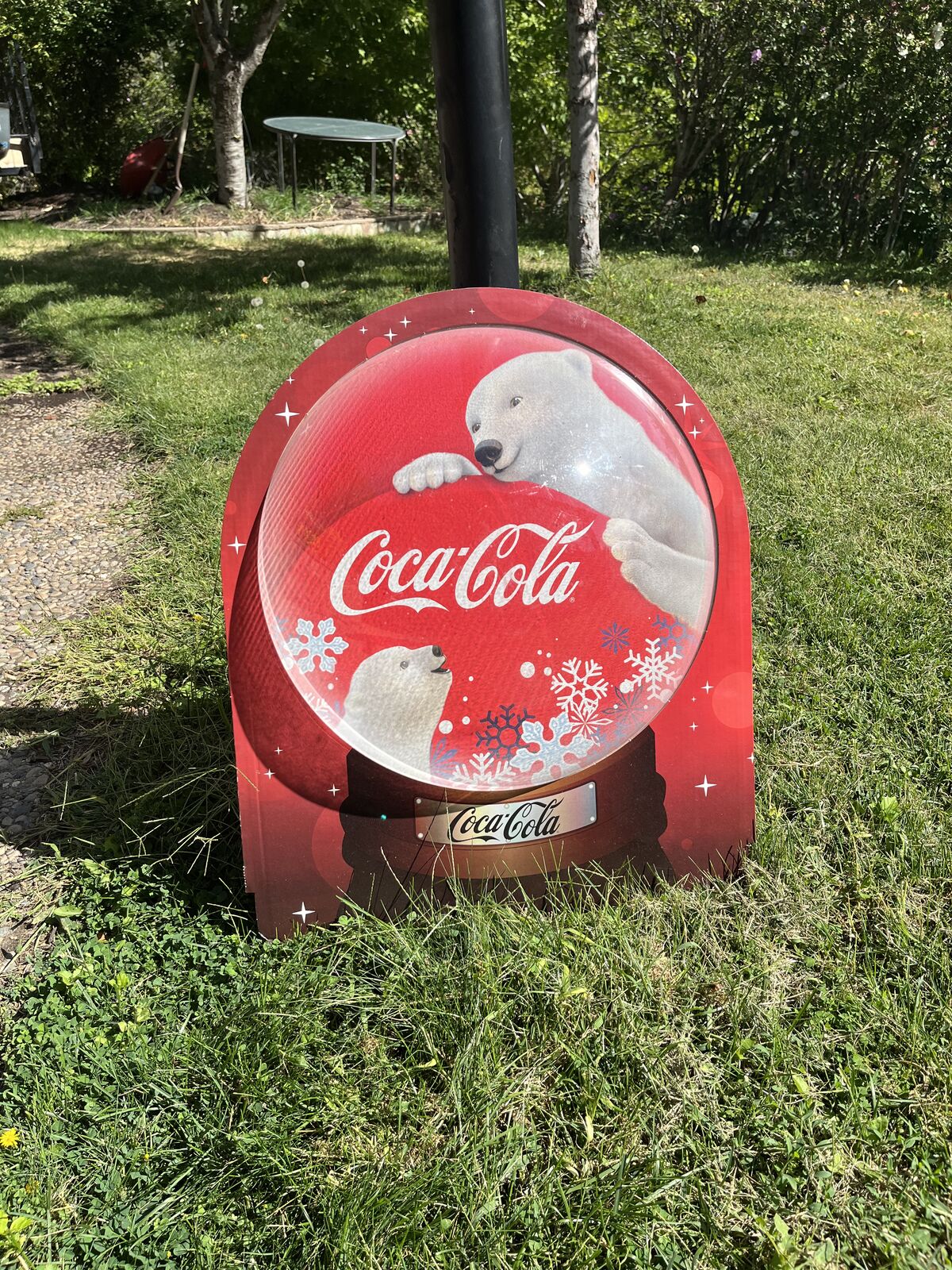 Coca-Cola Bubble Polar Bear Adverting Sign