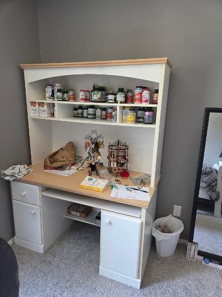 White desk