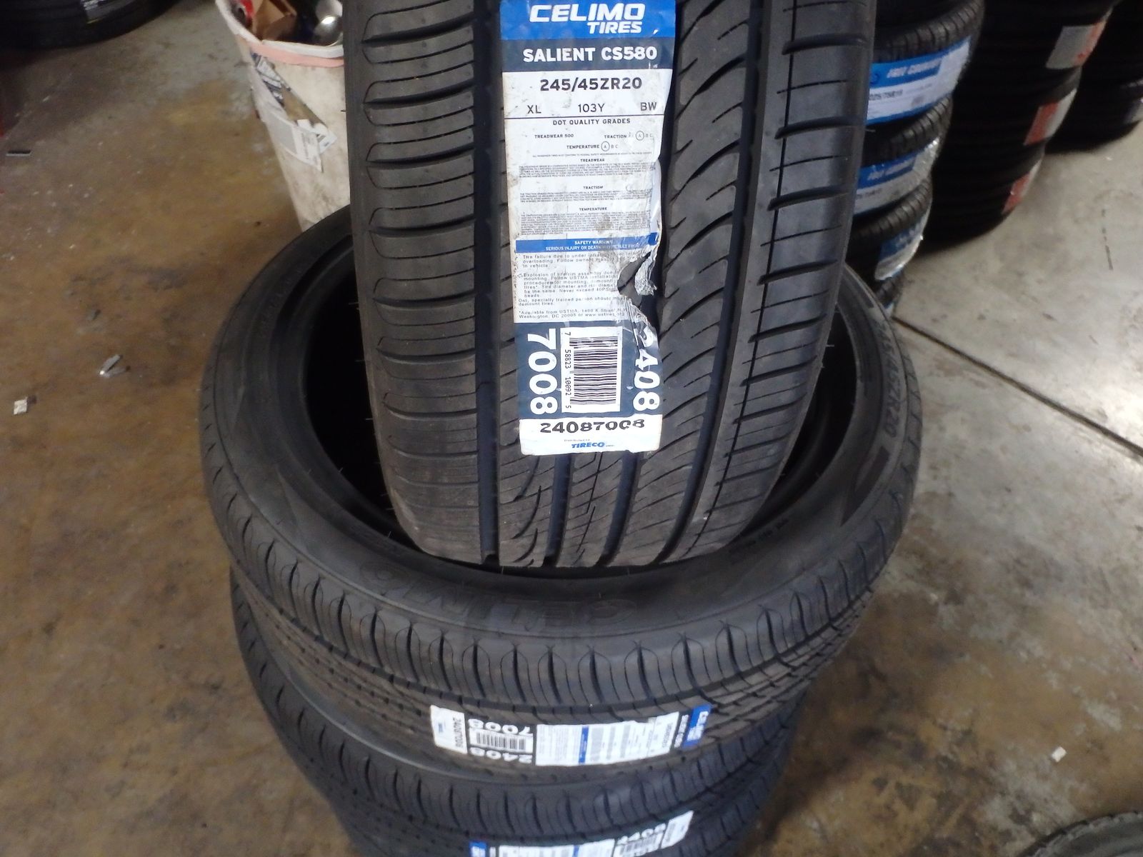 245/45R20 CELIMO SAILENT CS580 SET OF NEW TIRES