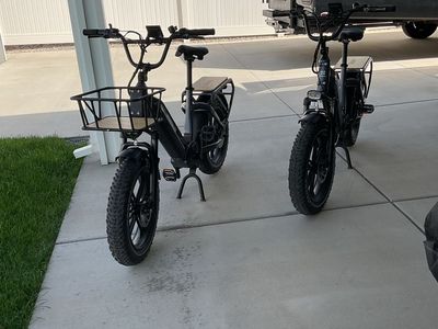 His & Hers Himiway Big Dog Electric Bikes