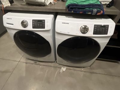 Samsung washer and dryer set - needs work