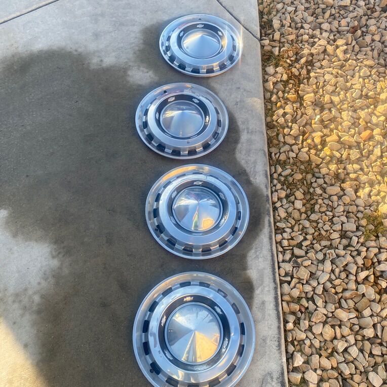 1956 Chevrolet Bel Air Original Hubcaps