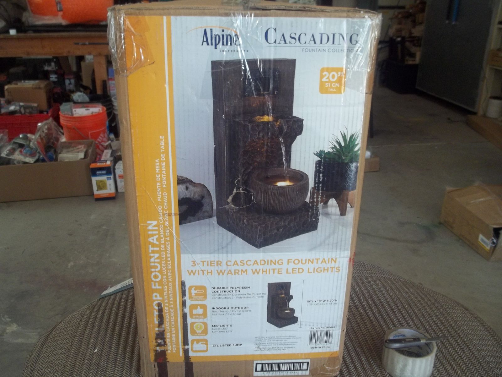 Alpine Cascading 20" WaterFall