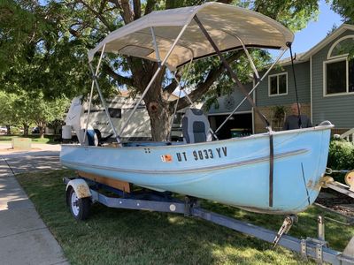 1964 Bluestar 14’ Aluminum fishing boat.