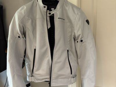REV'IT! Eclipse 2 Light Grey Mesh Motorcycle Jacket (Medium) Brand New!