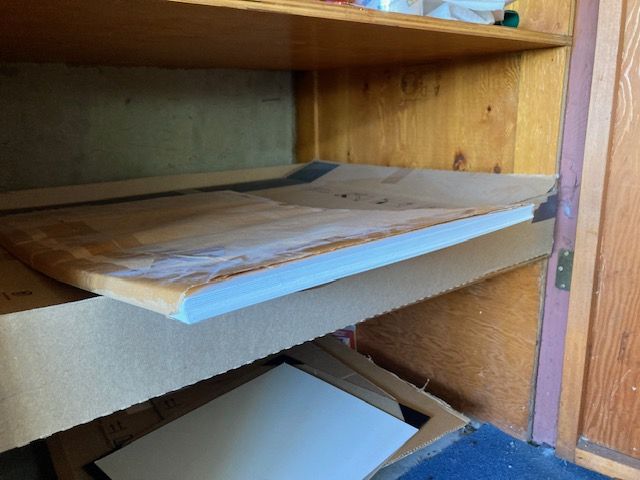 12 ct. Uncut White Mats for framing Artwork