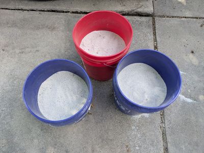 White Cichlid Fish Tank Sand