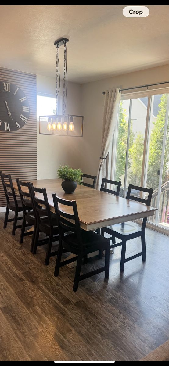 8 kitchen chairs *TABLE NOT INCLUDED