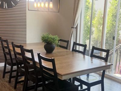 8 kitchen chairs *TABLE NOT INCLUDED