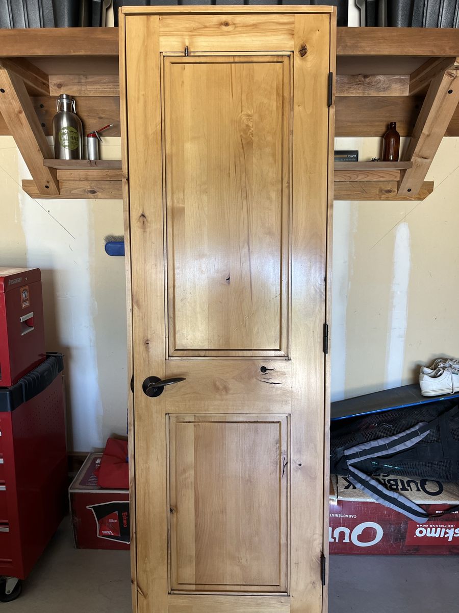Knotty Alder Pantry Door