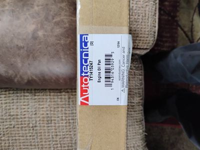 OIL PAN TOYOTA COROLLA 2008-2019 1.8l