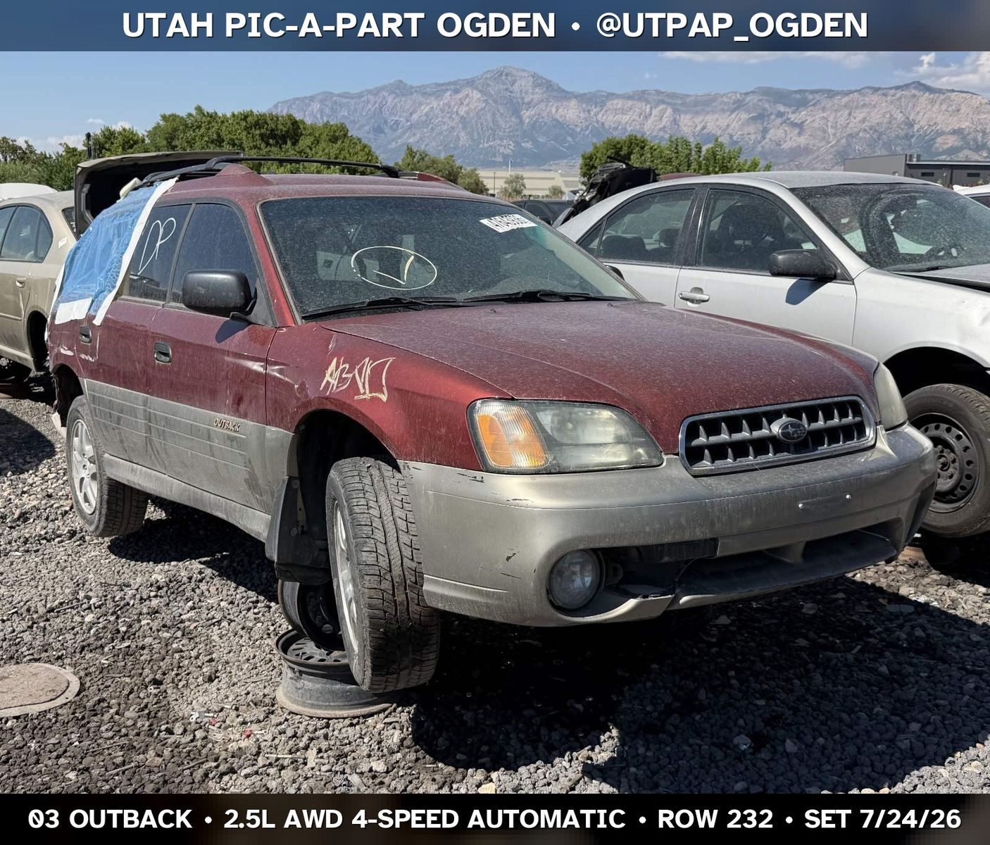 New Arrival - 2003 Subaru Outback Parts - UTPAP Ogden