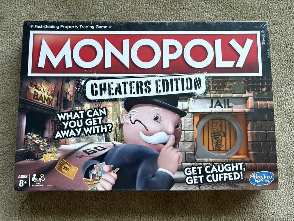 NEW Monopoly: Cheaters Edition
