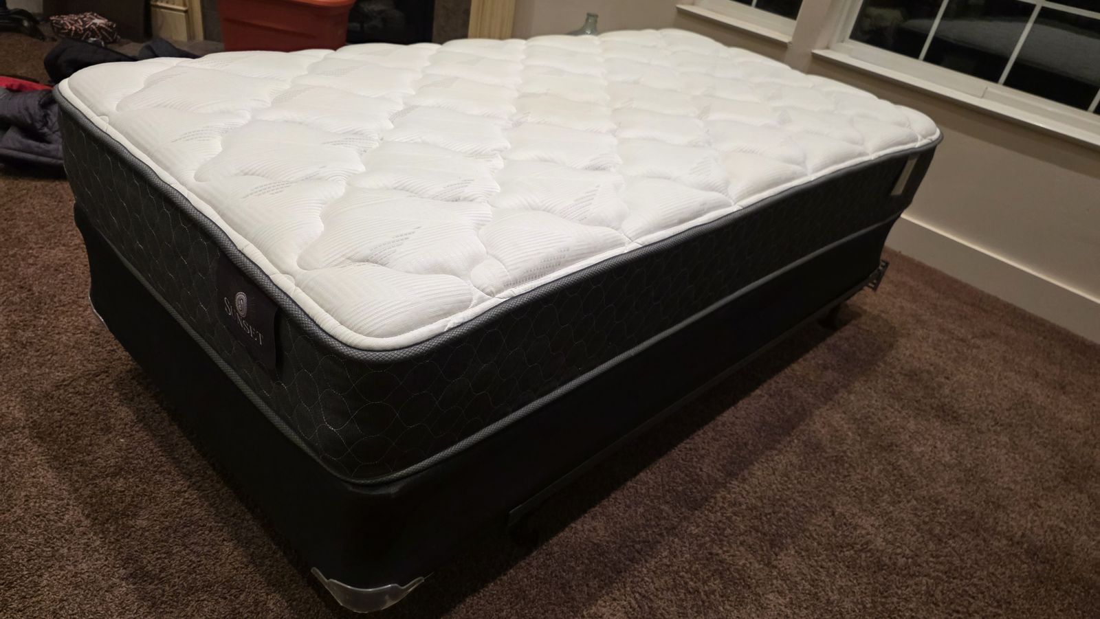 Brand New Twin Mattress, Box Spring & Metal Frame Set