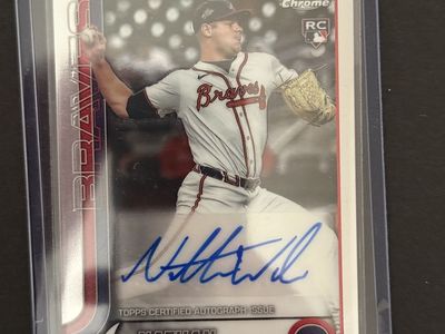 Topps Chrome 2025 Nathan Wiles RC Auto