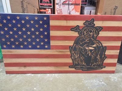 Labrador American Flag Decor