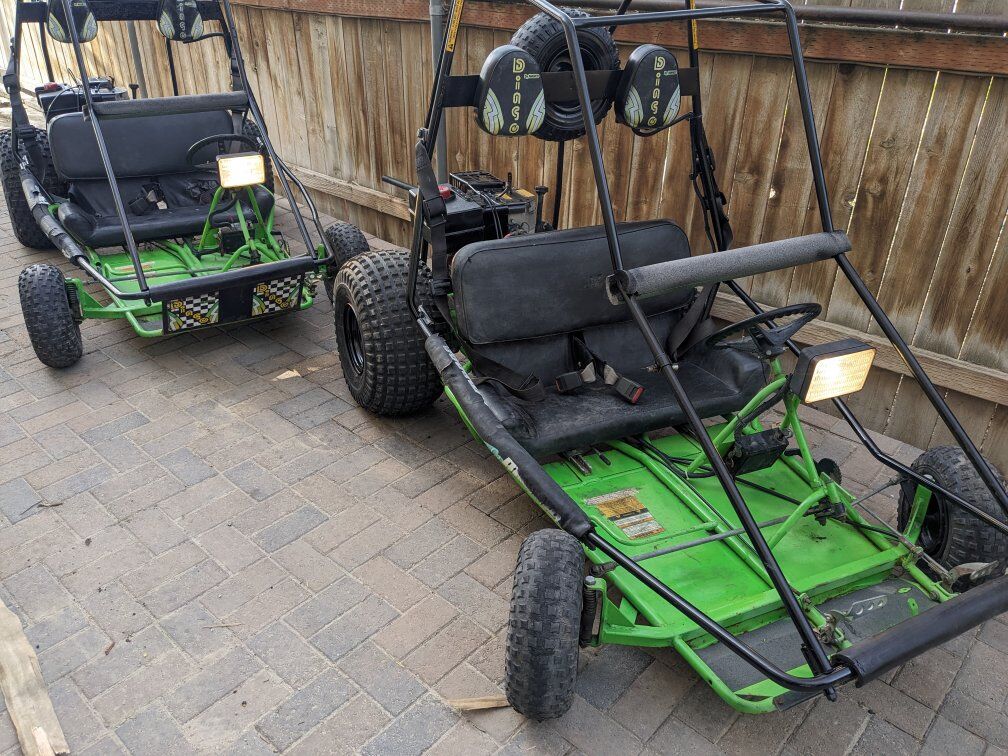 Manco Dingo Go Kart USA atv quads atc cart suspension electric start 2 seater Briggs Stratton T