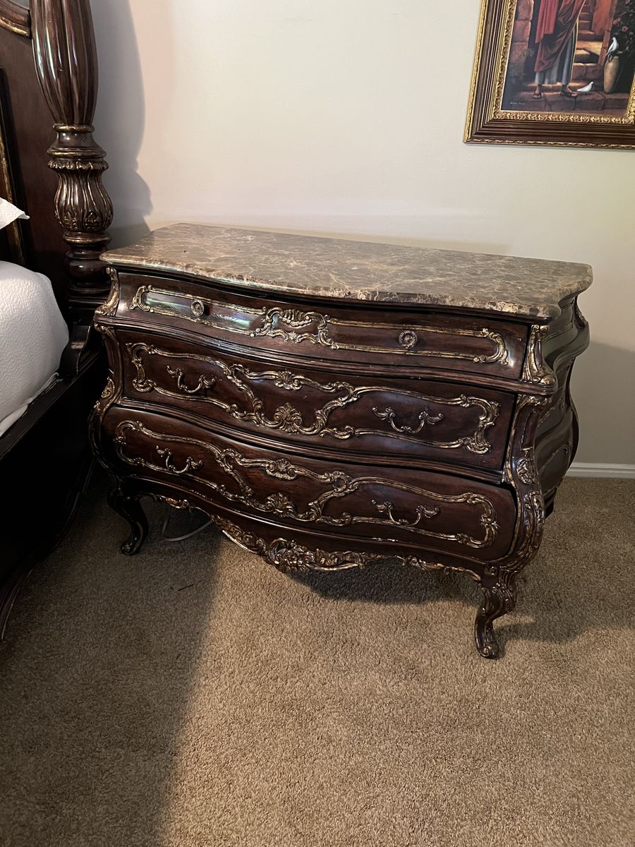 Phillipe Langdon Marble Chest Dresser