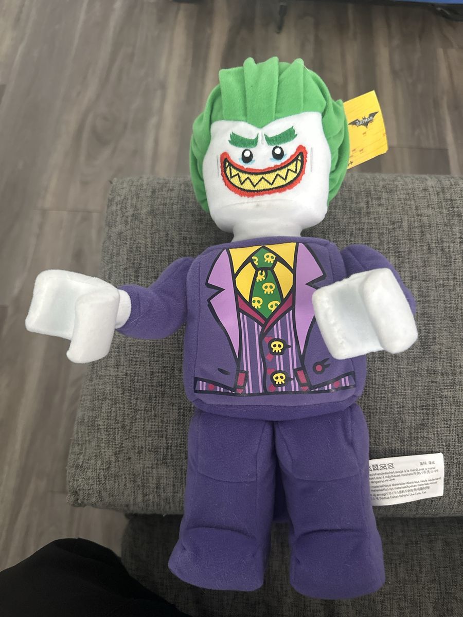 LEGO DC Batman Movie The Joker Minifigure Plush Stuffed Toy with Tag