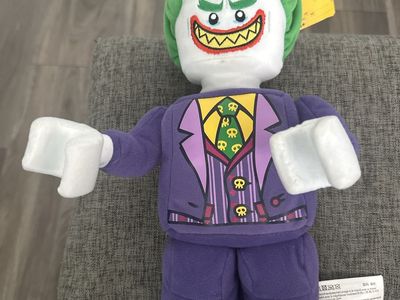 LEGO DC Batman Movie The Joker Minifigure Plush Stuffed Toy with Tag