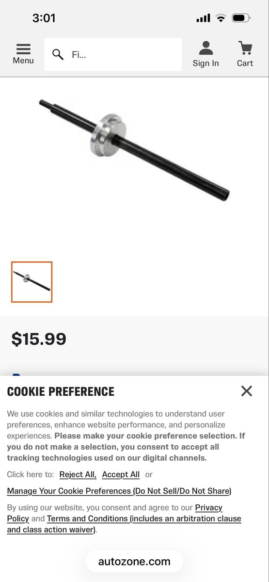 Engine oil pump priming tool.