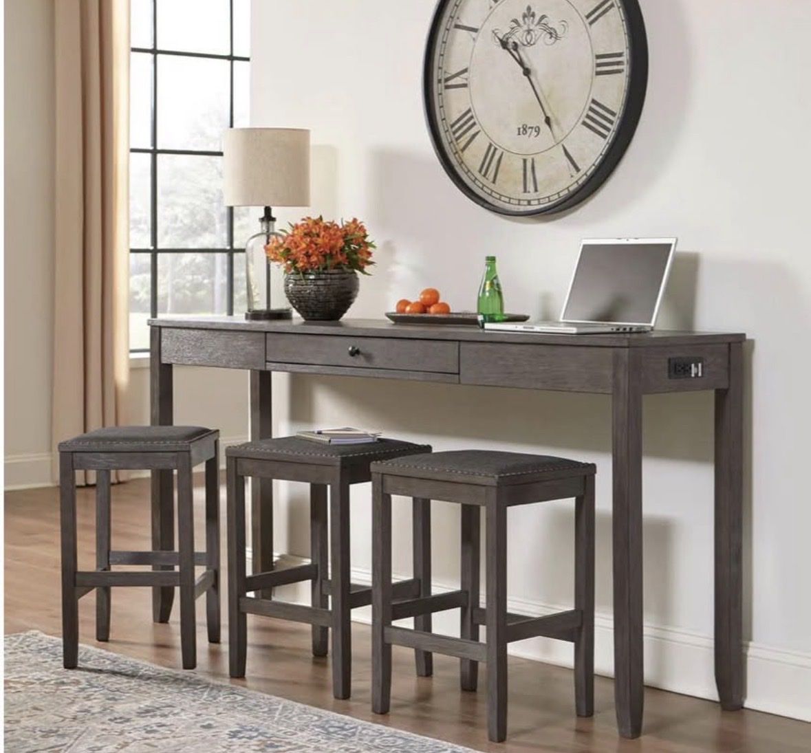 NEW Ashley Furniture Bar Table with Stools