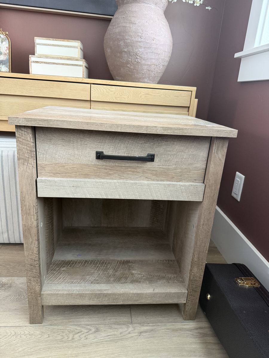 Wood Nightstand